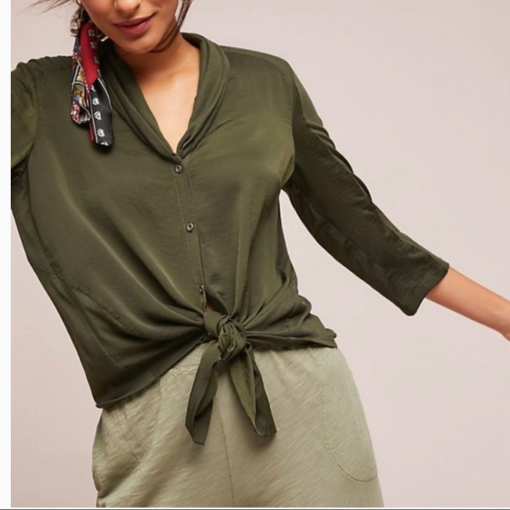 Anthropology Saturday Sunday Button Down L